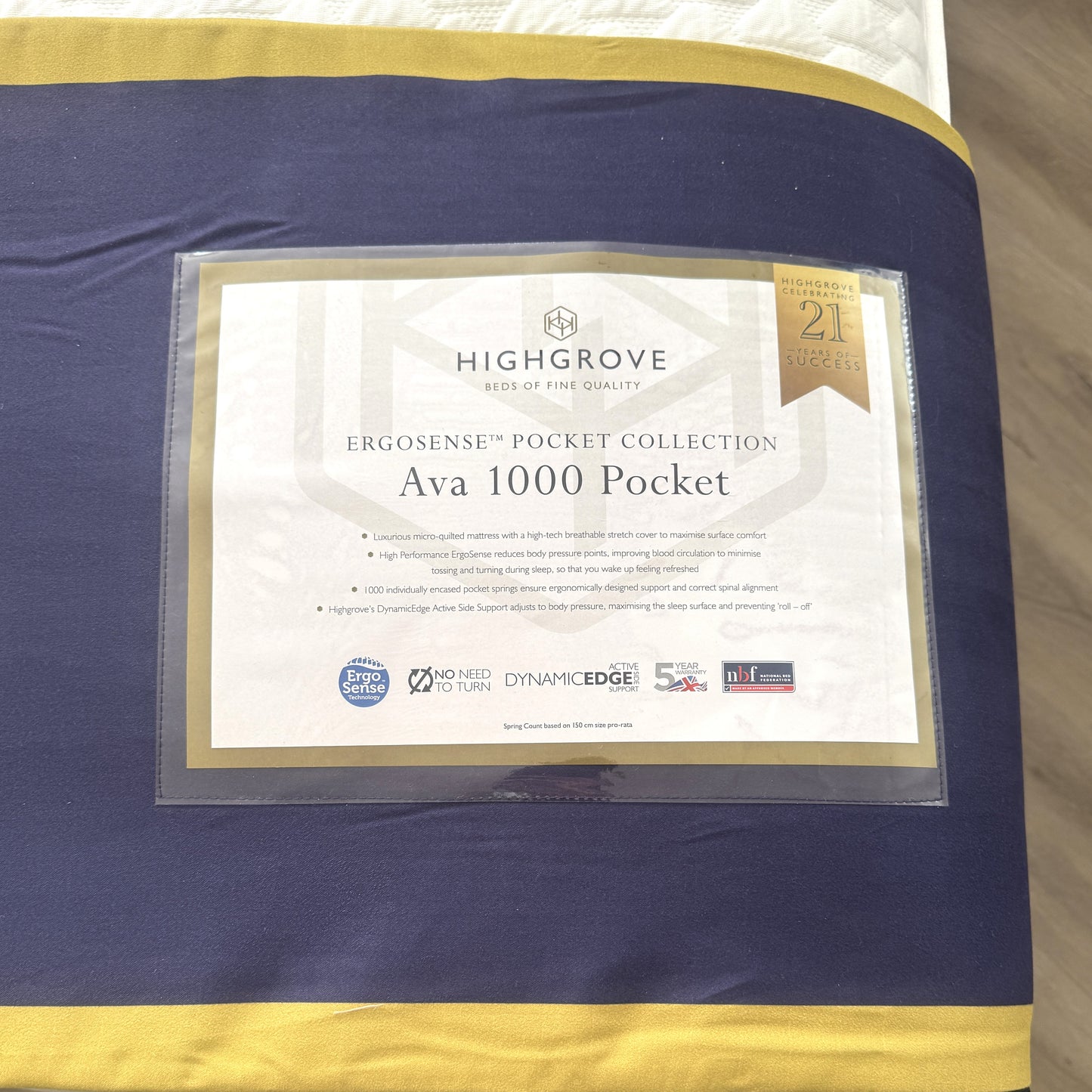 Ava 1000 Pocket Mattress